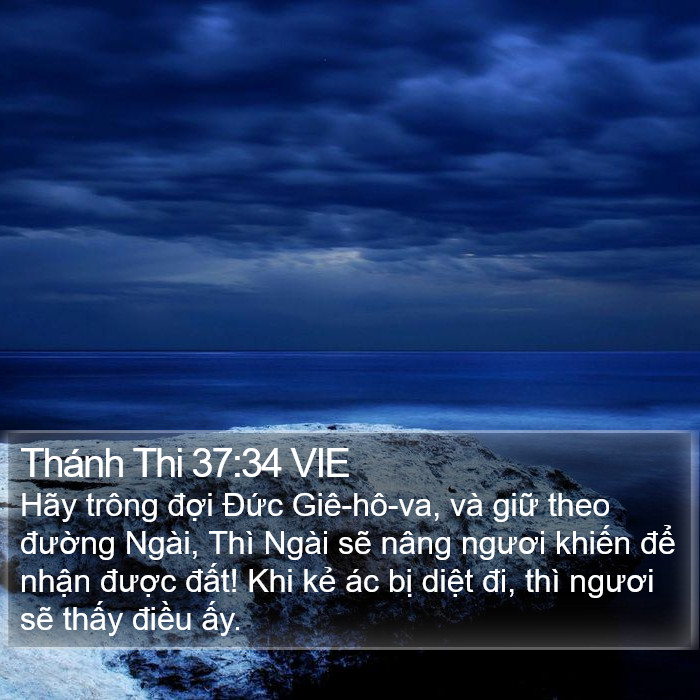 Thánh Thi 37:34 VIE Bible Study