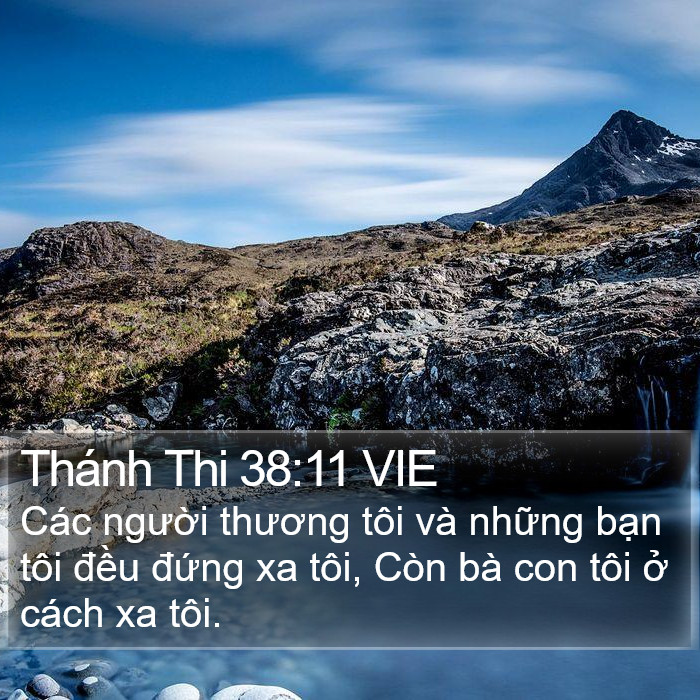 Thánh Thi 38:11 VIE Bible Study