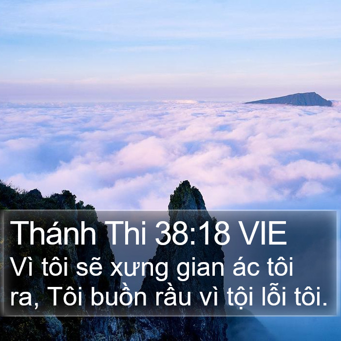 Thánh Thi 38:18 VIE Bible Study