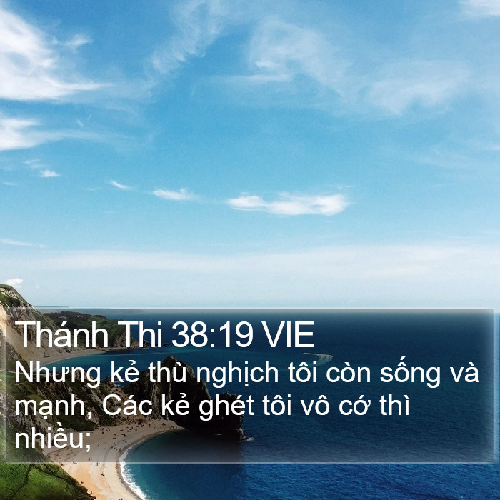 Thánh Thi 38:19 VIE Bible Study