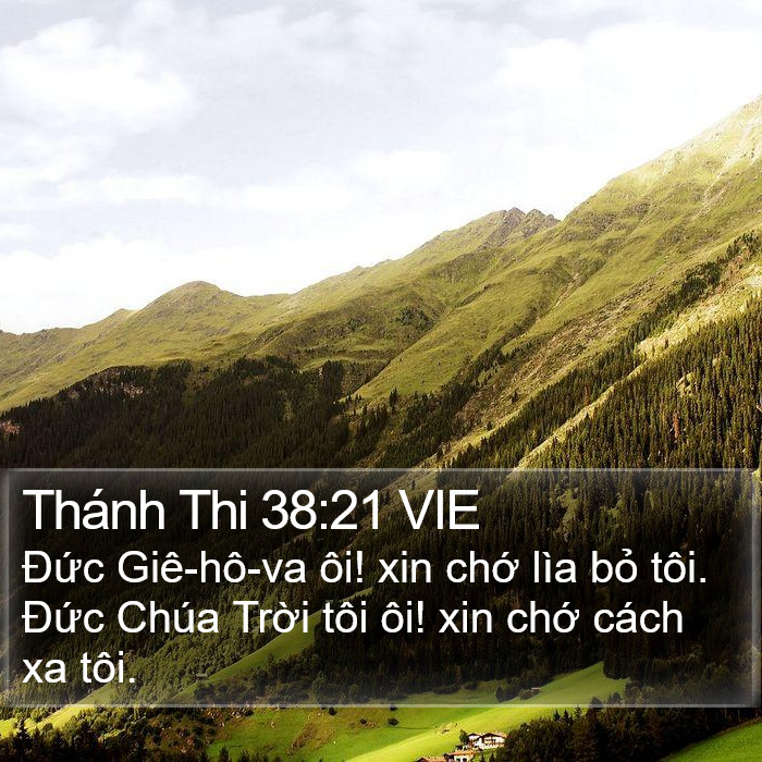 Thánh Thi 38:21 VIE Bible Study