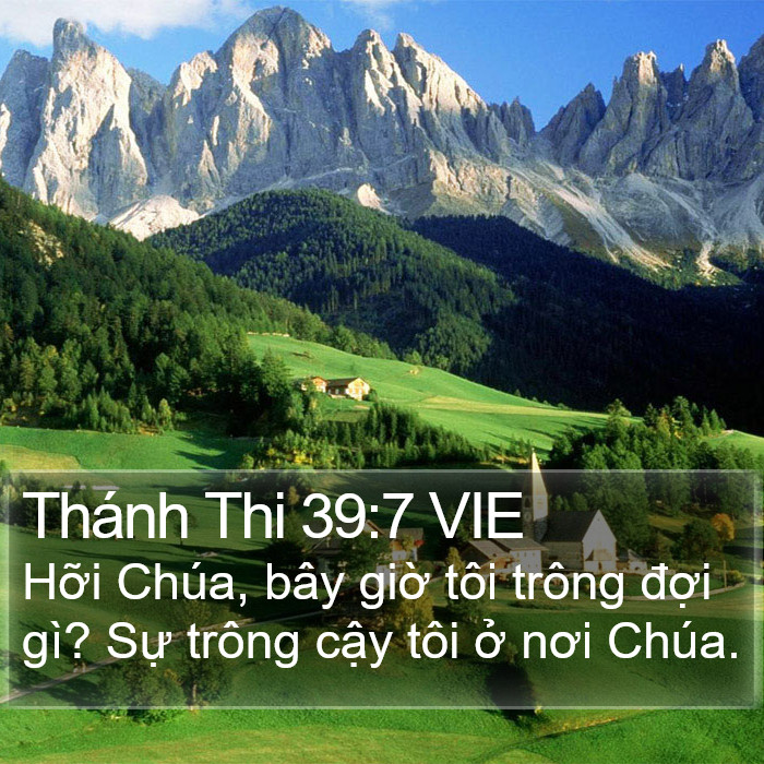 Thánh Thi 39:7 VIE Bible Study