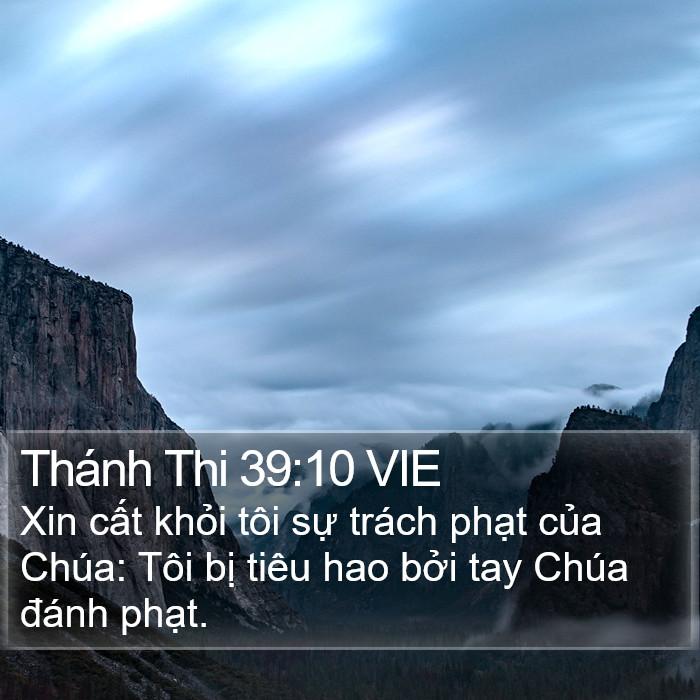 Thánh Thi 39:10 VIE Bible Study