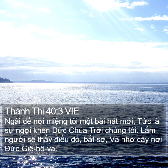 Thánh Thi 40:3 VIE Bible Study