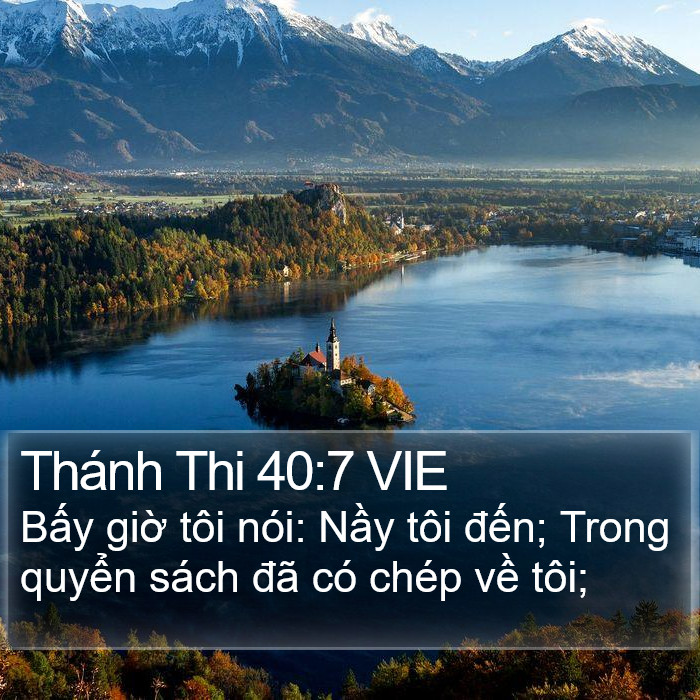 Thánh Thi 40:7 VIE Bible Study