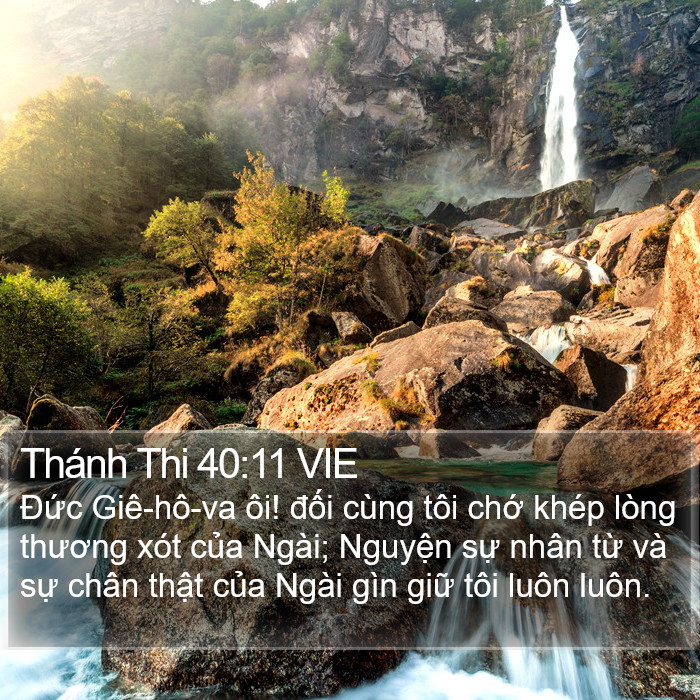 Thánh Thi 40:11 VIE Bible Study