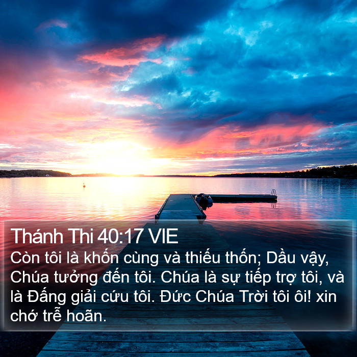 Thánh Thi 40:17 VIE Bible Study