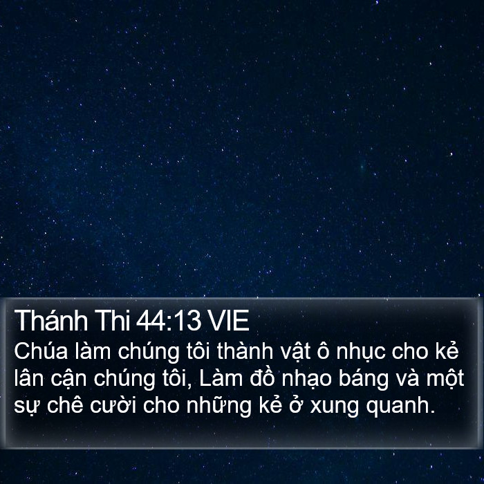 Thánh Thi 44:13 VIE Bible Study