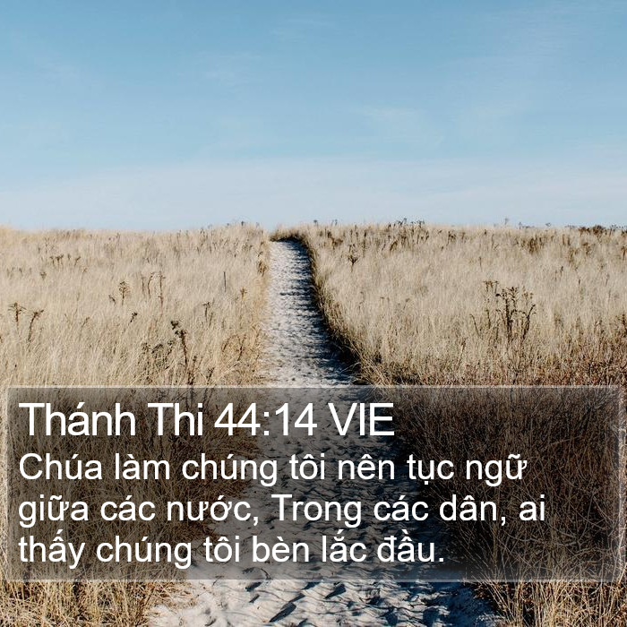 Thánh Thi 44:14 VIE Bible Study