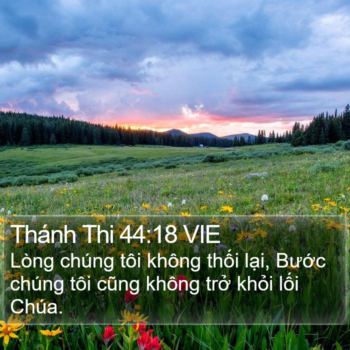 Thánh Thi 44:18 VIE Bible Study