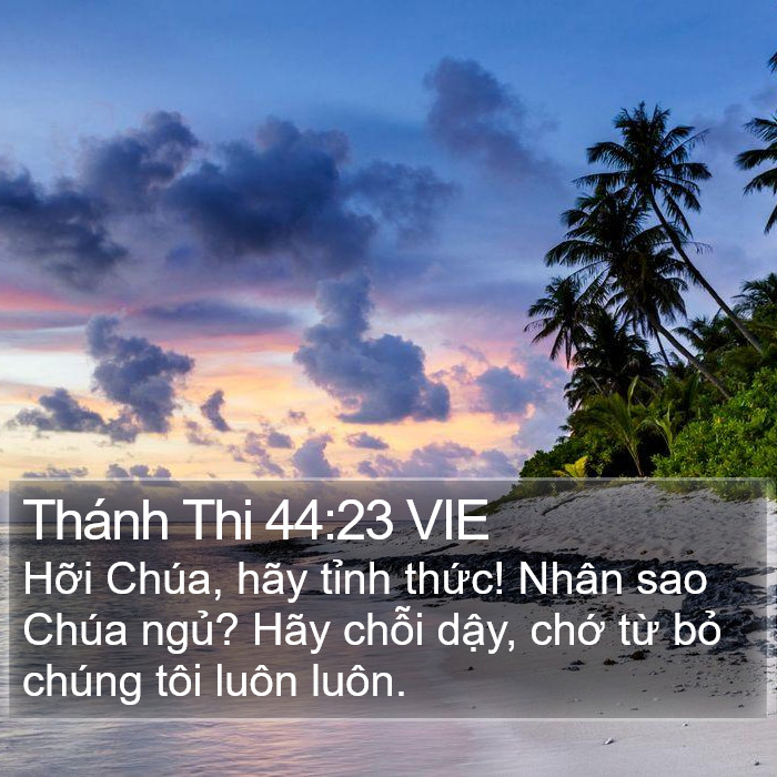 Thánh Thi 44:23 VIE Bible Study