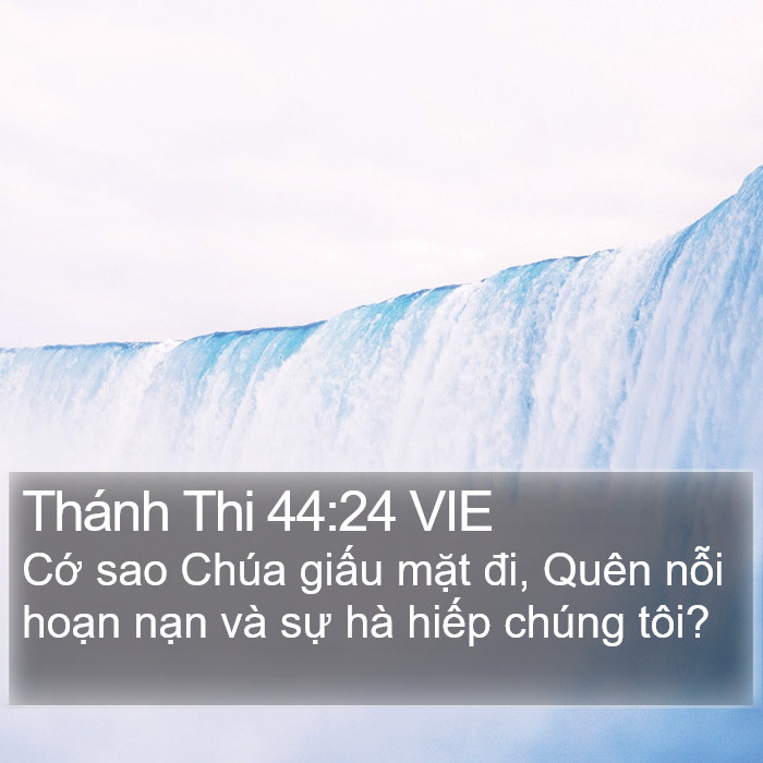 Thánh Thi 44:24 VIE Bible Study