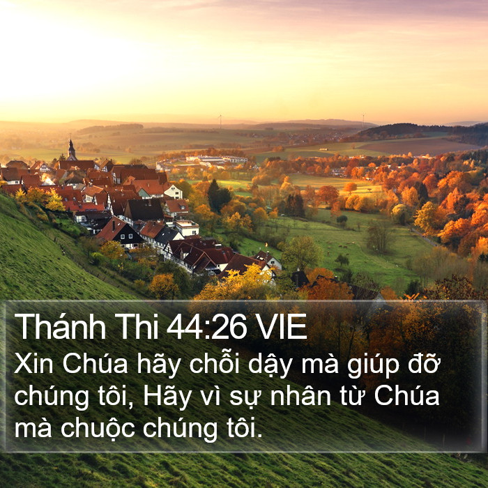 Thánh Thi 44:26 VIE Bible Study