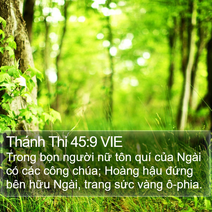 Thánh Thi 45:9 VIE Bible Study