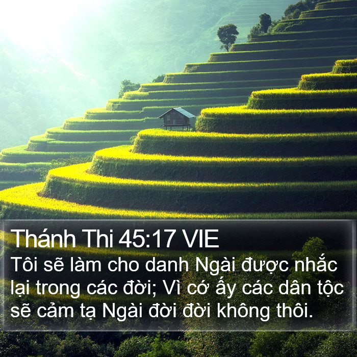 Thánh Thi 45:17 VIE Bible Study