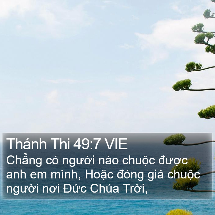 Thánh Thi 49:7 VIE Bible Study