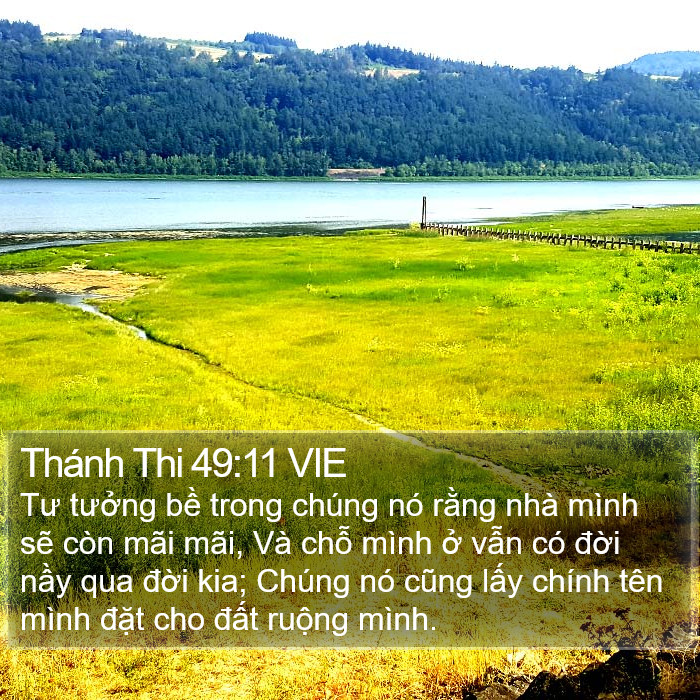 Thánh Thi 49:11 VIE Bible Study