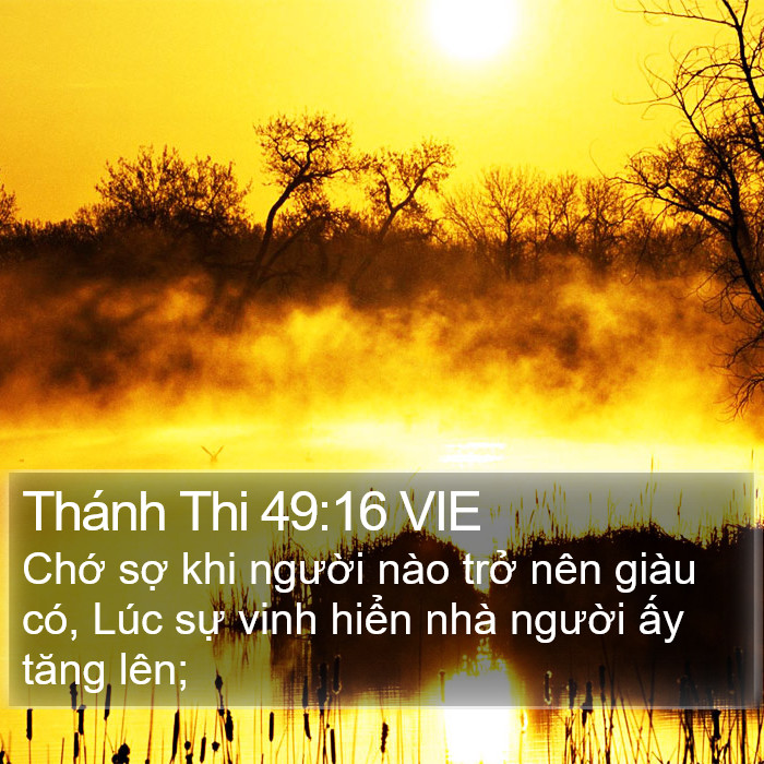 Thánh Thi 49:16 VIE Bible Study