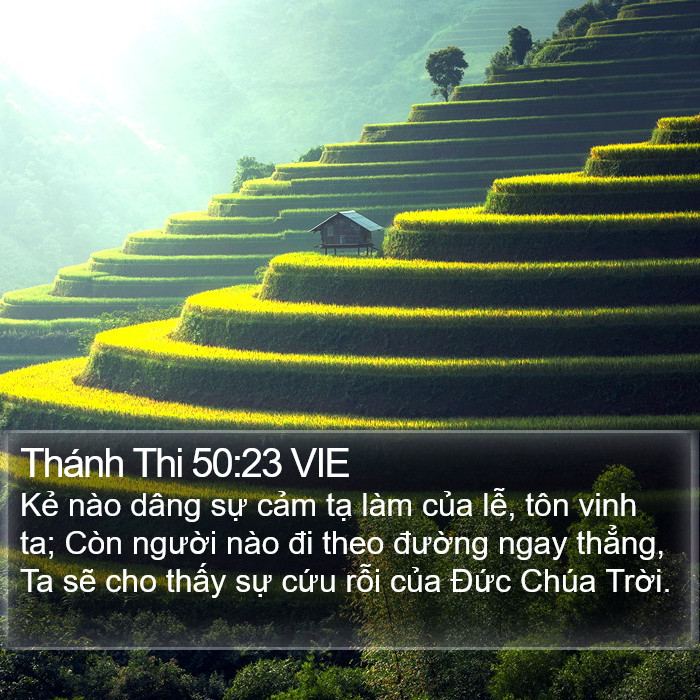 Thánh Thi 50:23 VIE Bible Study