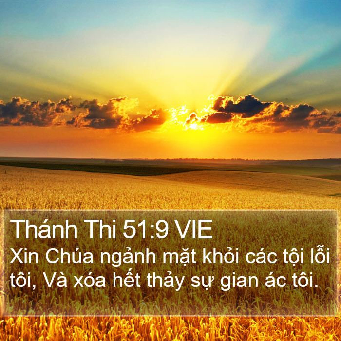 Thánh Thi 51:9 VIE Bible Study