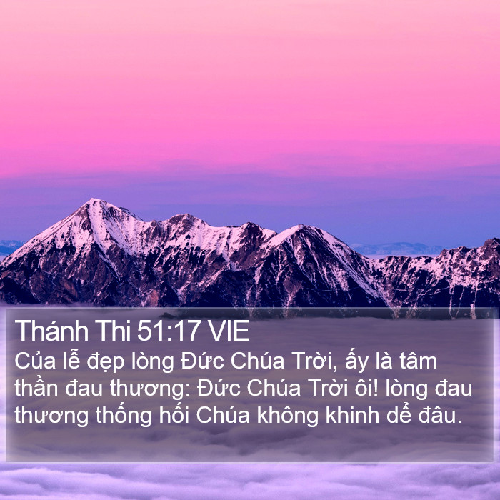 Thánh Thi 51:17 VIE Bible Study