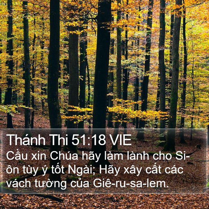 Thánh Thi 51:18 VIE Bible Study