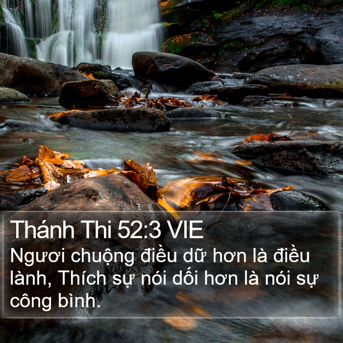 Thánh Thi 52:3 VIE Bible Study