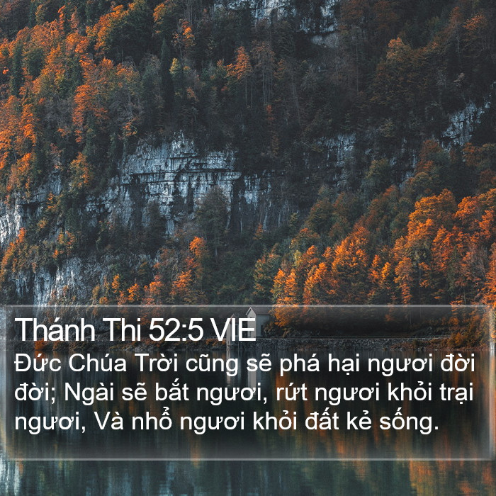 Thánh Thi 52:5 VIE Bible Study