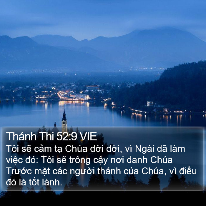 Thánh Thi 52:9 VIE Bible Study