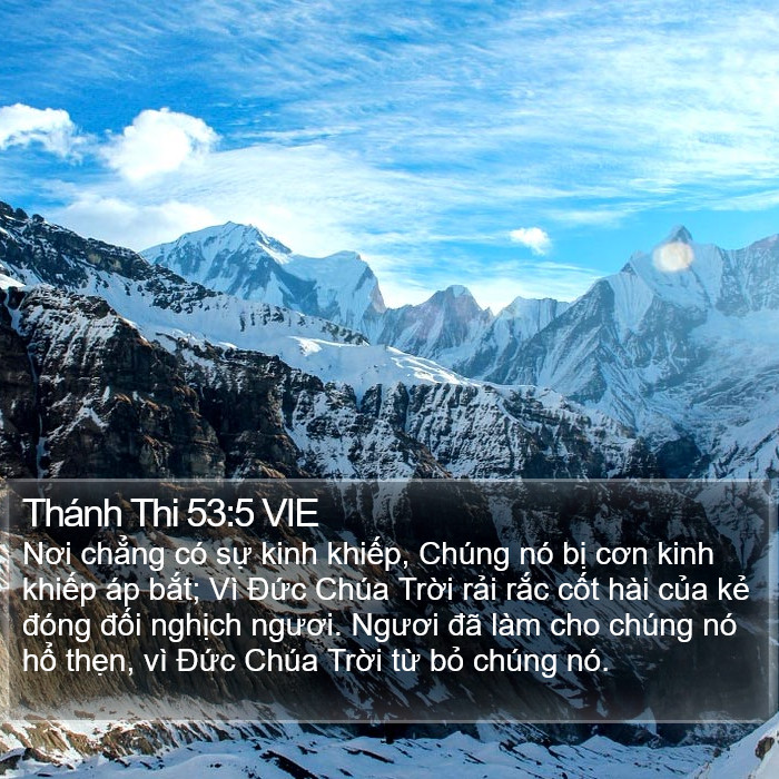 Thánh Thi 53:5 VIE Bible Study