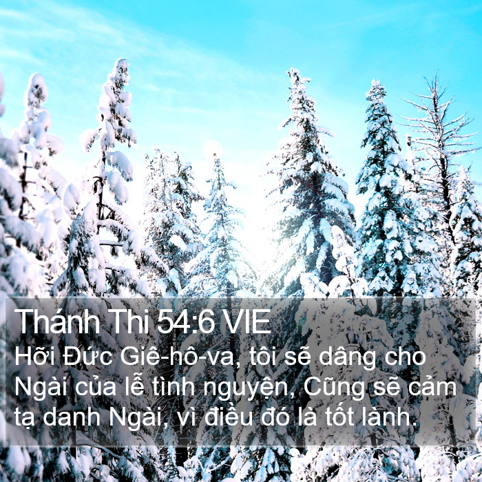 Thánh Thi 54:6 VIE Bible Study