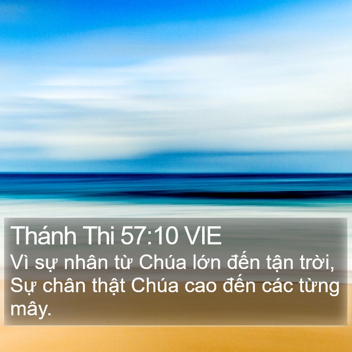 Thánh Thi 57:10 VIE Bible Study