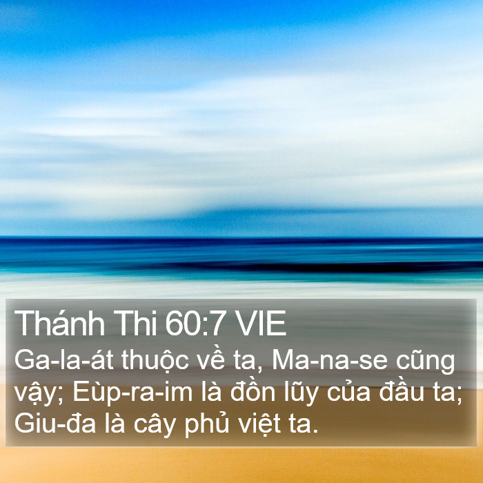 Thánh Thi 60:7 VIE Bible Study