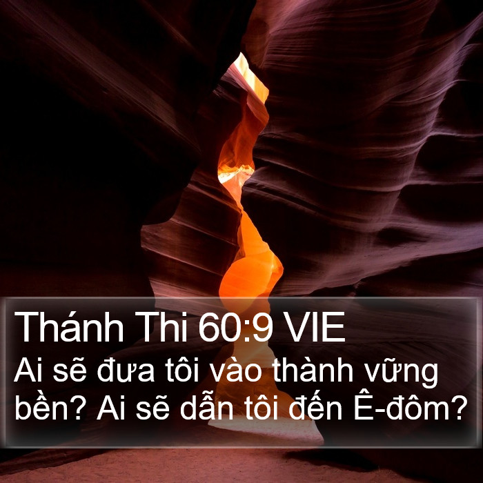 Thánh Thi 60:9 VIE Bible Study