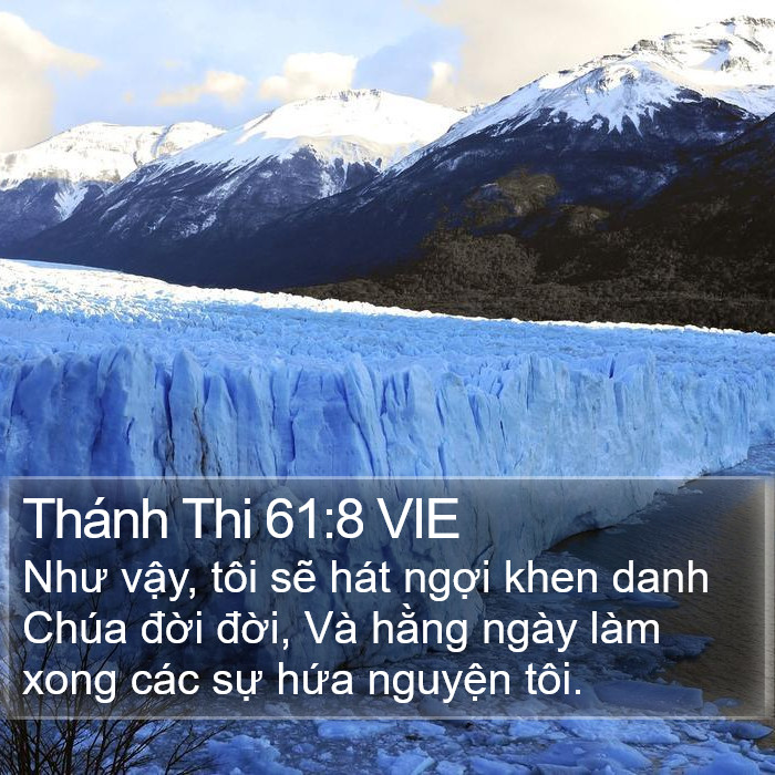 Thánh Thi 61:8 VIE Bible Study