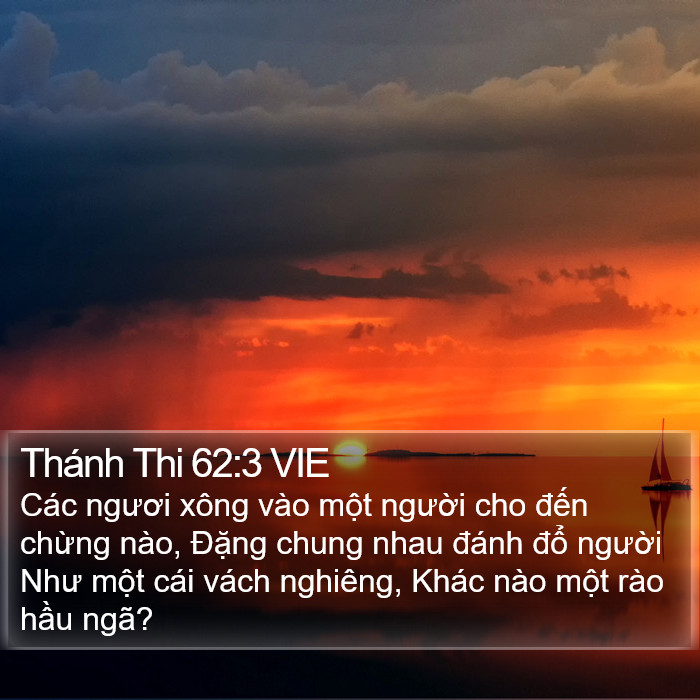 Thánh Thi 62:3 VIE Bible Study