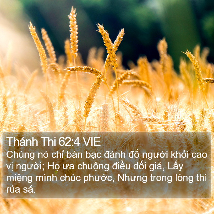 Thánh Thi 62:4 VIE Bible Study