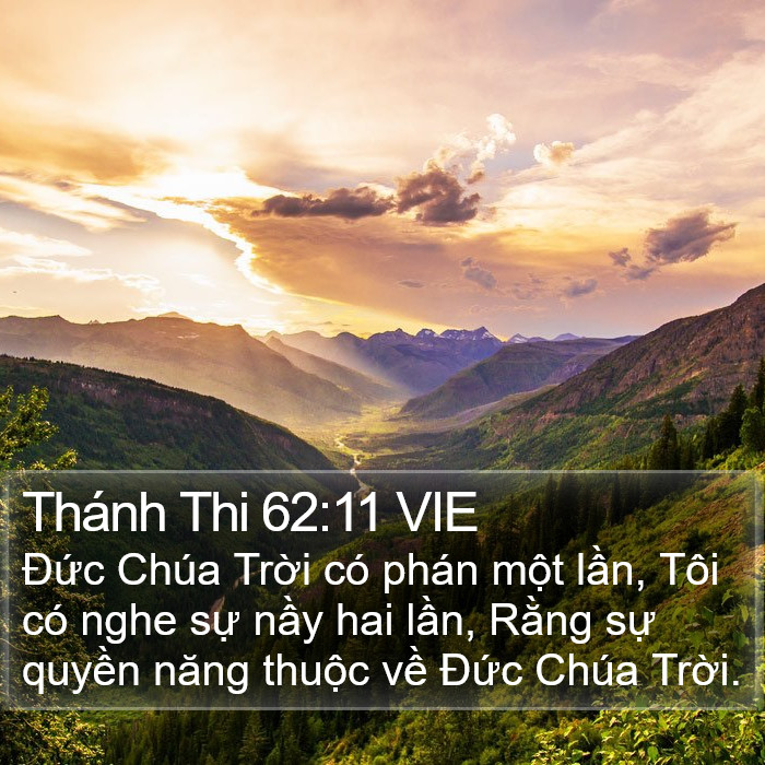 Thánh Thi 62:11 VIE Bible Study