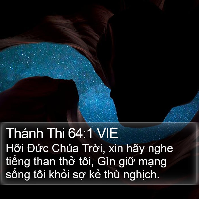 Thánh Thi 64:1 VIE Bible Study