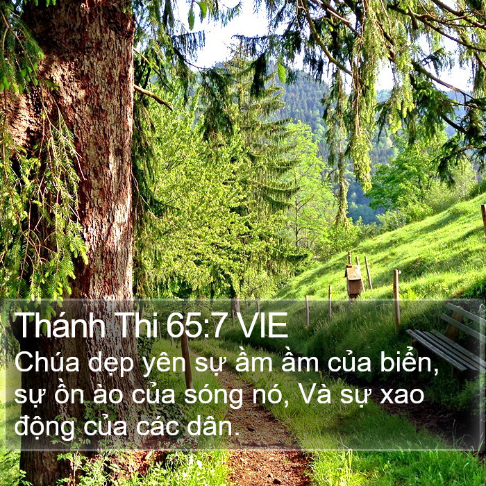 Thánh Thi 65:7 VIE Bible Study