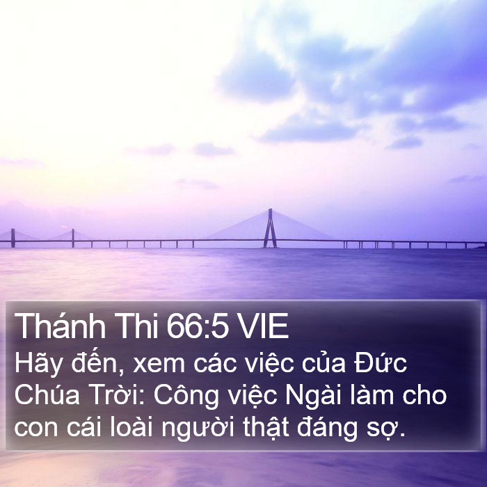 Thánh Thi 66:5 VIE Bible Study