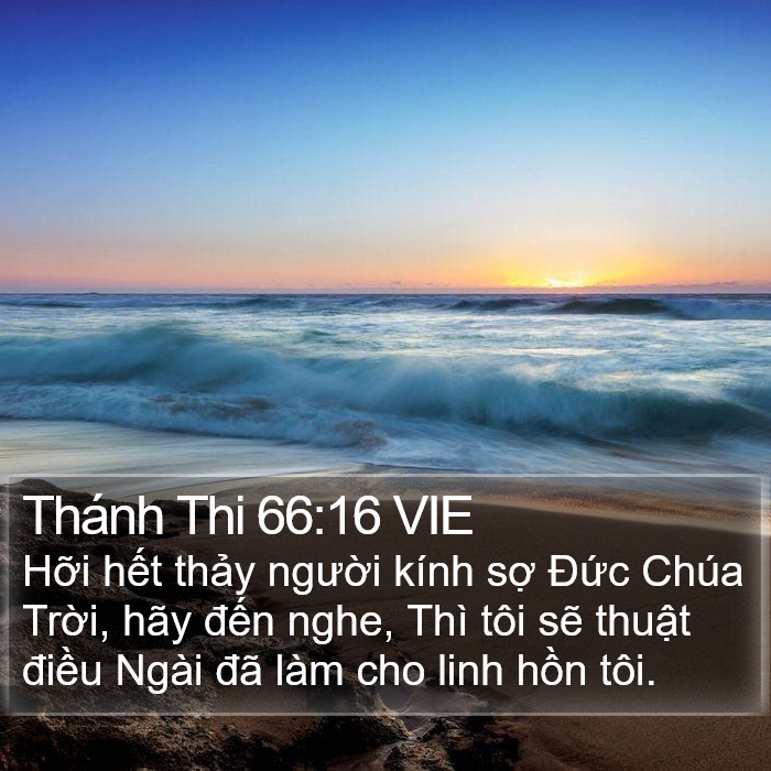 Thánh Thi 66:16 VIE Bible Study