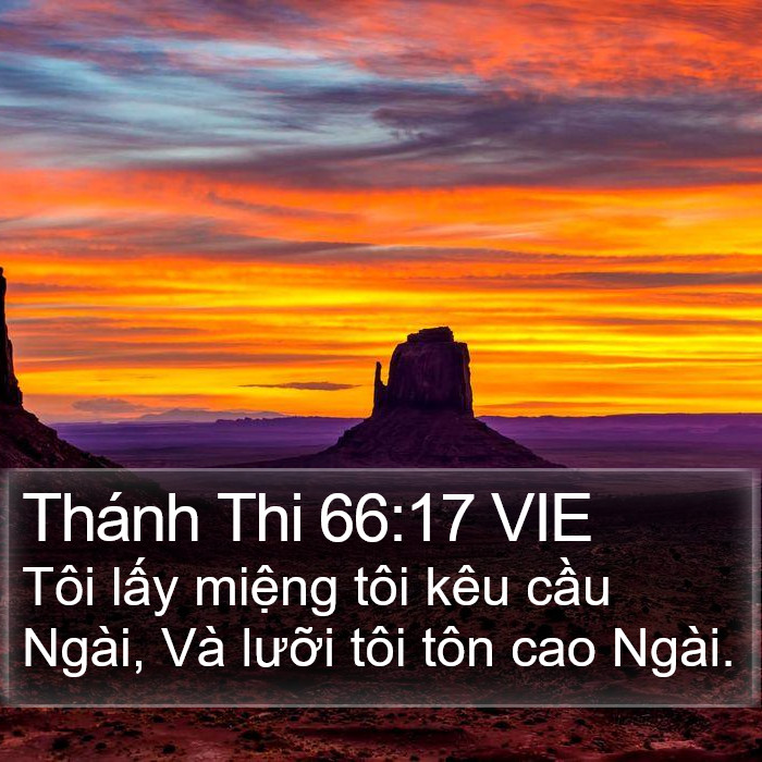 Thánh Thi 66:17 VIE Bible Study