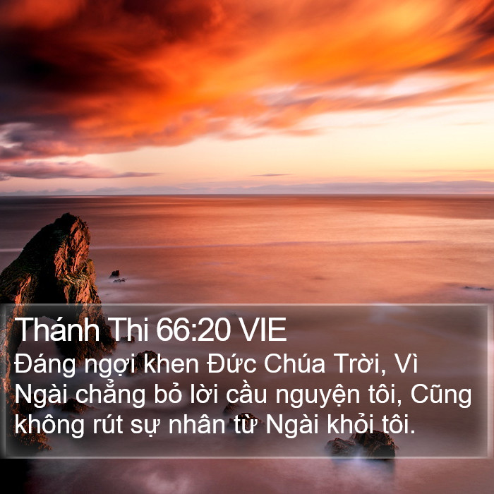 Thánh Thi 66:20 VIE Bible Study