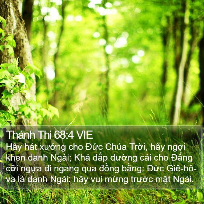 Thánh Thi 68:4 VIE Bible Study