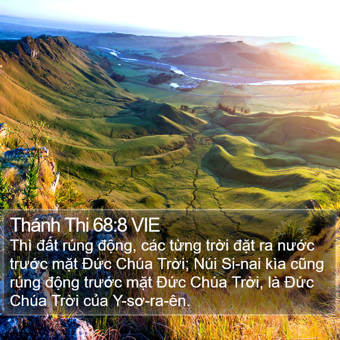 Thánh Thi 68:8 VIE Bible Study