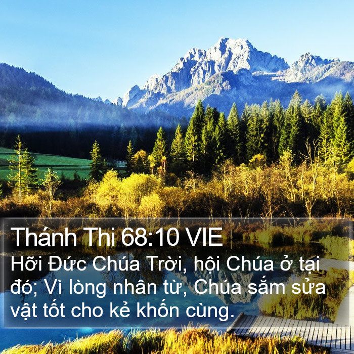 Thánh Thi 68:10 VIE Bible Study