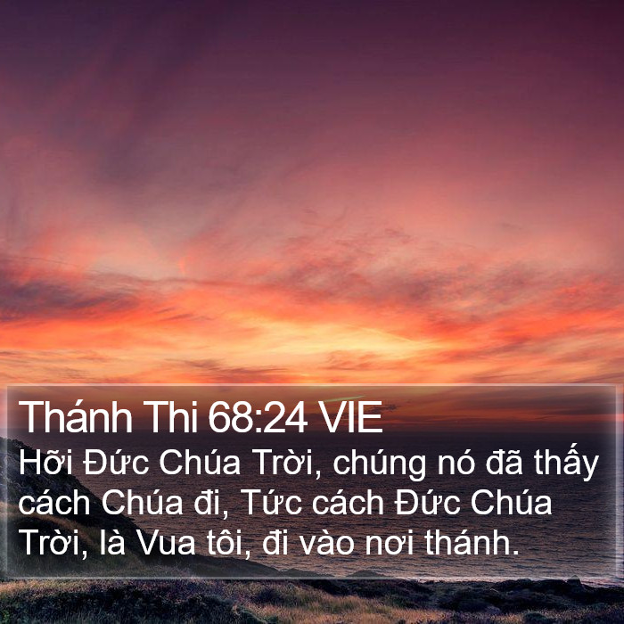 Thánh Thi 68:24 VIE Bible Study