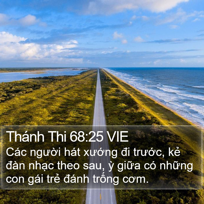 Thánh Thi 68:25 VIE Bible Study