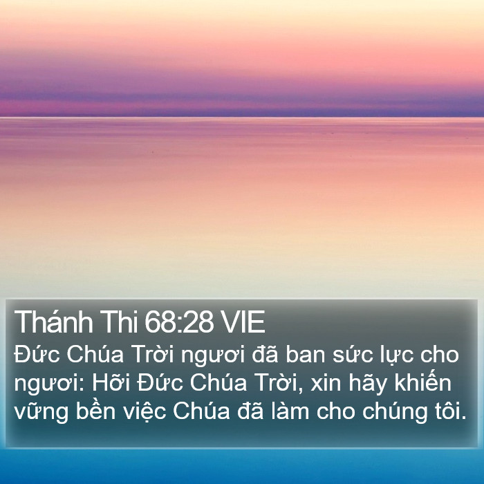 Thánh Thi 68:28 VIE Bible Study